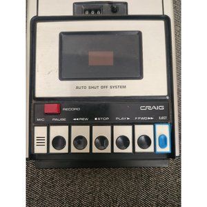 Vintage Craig Model 2636 Cassette Recorder